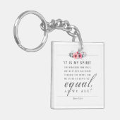 ジェーンアイレ – 私たちは – 白 キーホルダー (正面左)