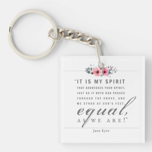 ジェーンアイレ – 私たちは – 白 キーホルダー (正面)