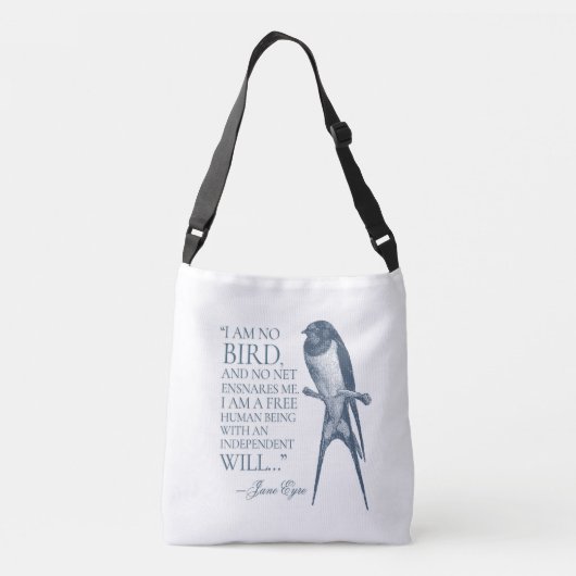 ジェーンアイレ – 私は鳥ではない – Swallow クロスボディバッグ (裏面)