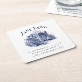 ジェーンアイレ – I Love Thornfield – 城 スクエアペーパーコースター