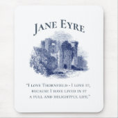 ジェーンアイレ – I Love Thornfield – 城 マウスパッド (正面)