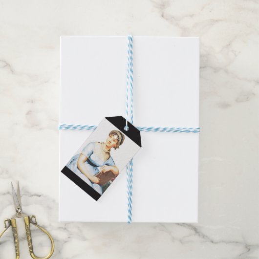 ジェーンアウステンティーテーマパーティー誕生日ギフトラベル ギフトタグ (より糸付き)