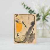 ジェーンアヴリル・アンリ・デ・トゥールーズ・ロートレック ポストカード (スタンド正面)