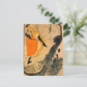 ジェーンアヴリルbyトゥールーズ・ロートレック ポストカード (スタンド正面)