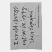 ジェーンエア引用文I キッチンタオル (縦)
