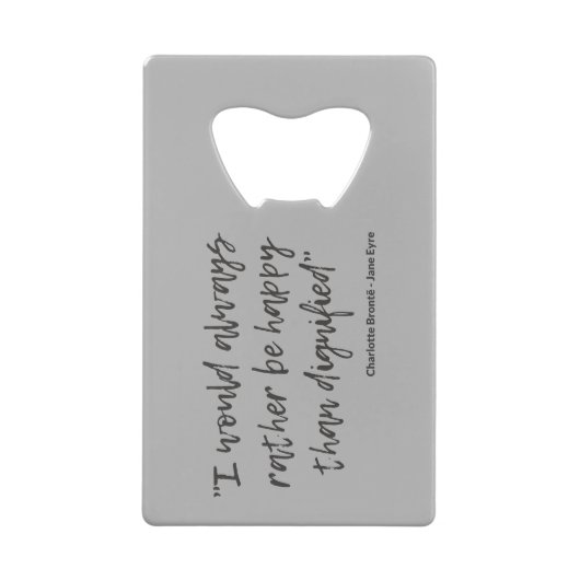 ジェーンエア引用文I クレジットカード栓抜き (裏面)