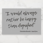 ジェーンエア引用文I スパークリングワインラベル (シングルラベル)