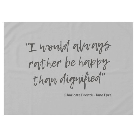 ジェーンエア引用文I テーブルクロス (正面(横))