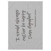 ジェーンエア引用文I テーブルクロス (正面)