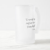 ジェーンエア引用文I フロストグラスビールジョッキ (正面右)