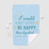 ジェーンエア引用文I -ブルーエディション ゴルフタオル (インサイチュ)