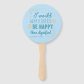 ジェーンエア引用文I -ブルーエディション ハンドファン (裏面)