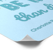 ジェーンエア引用文I -ブルーエディション ポスター (角)