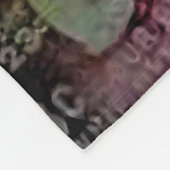 ジェーンオースティンの石のフリースの投球 フリースブランケット (角)