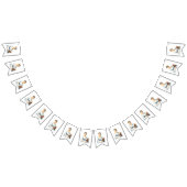 ジェーンオースティンテーマティーパーティー誕生日バナー バンティングフラッグ (全)