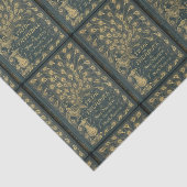 ジェーンオースティンプライドと偏見の孔雀ブックカバー 薄葉紙 (詳細)