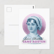 ジェーンオースティンポートレートとシグネチャーピンク