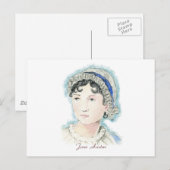 ジェーンオースティンポートレートバイアリスフリン ポストカード (正面/裏面)