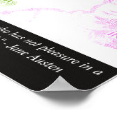 ジェーンオースティン引用文ポスター ポスター (角)