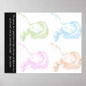 ジェーンオースティン引用文ポスター ポスター (正面)