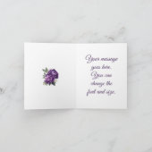 ジェーンオースティン引用文海外グリーティングで冒険を求める カード (内部)