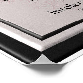 ジェーンオースティン引用文 – アートプリント ポスター (角)