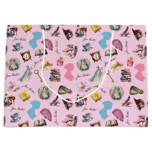 ジェーンオースティン抱き枕 ラージペーパーバッグ (正面)