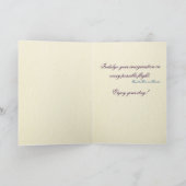 ジェーンオースティン書引用文自分の誕生日カード カード (内部)