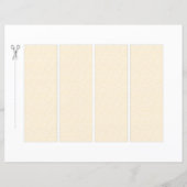 ジェーンオースティン有名な引用文紙DIYブックマーク (裏面)