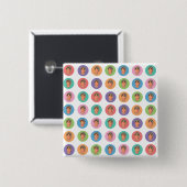 ジェーンオースティン色ボタン 缶バッジ (正面&裏面)