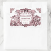 ジェーンオースティン:オランダのボールのシール 長方形シール (バッグ)