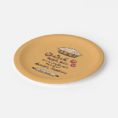 ジェーンオーステンアップルパイ引用文感謝 ペーパープレート (アングル)