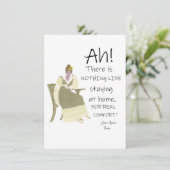 ジェーンオーステンエマホーム心地よい引用文 招待状 (スタンド正面)