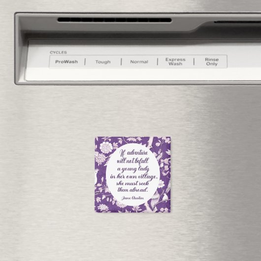 ジェーンオーステンシークアドベンチャー引用文マグネット マグネット (インサイチュ (食洗機))