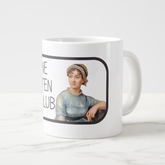 ジェーンオーステンファンクラブ ジャンボコーヒーマグカップ (正面右)