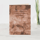 ジェーンオーステン引用文誕生日カード カード (正面)