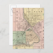 ジェーンズビル、ロックの郡庁所在地 ポストカード (正面/裏面)