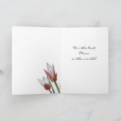 ジェーンチューリップの女性母の日 カード (内部)