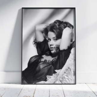 ジェーンフォンダポスター~白黒~ウォールデコール ポスター