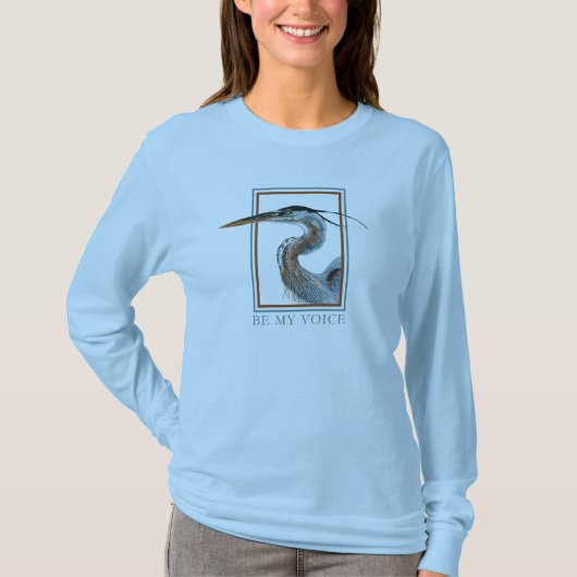 ジェーンフリーマン著素晴らしい青鷲 Tシャツ (正面)