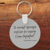 ジェーン引用文I キーホルダー (正面)