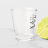 ジェーン引用文I ショットグラス (左)