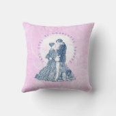 ジェーン・アイレとエドワード・ロチェスターパイロット・ピンク クッション (裏面)