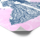 ジェーン・アイレとエドワード・ロチェスターパイロット・ピンク ポスター (角)