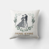 ジェーン・アイレとエドワード・ロチェスターリース クッション (裏面)