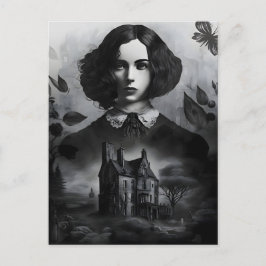 ジェーン・アイレビクトリアンのゴシック様式の作家、エミリー・ブロンテ ポストカード