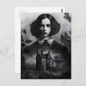 ジェーン・アイレビクトリアンのゴシック様式の作家、エミリー・ブロンテ ポストカード (正面/裏面)