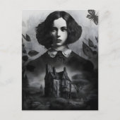 ジェーン・アイレビクトリアンのゴシック様式の作家、エミリー・ブロンテ ポストカード (正面)