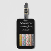 ジェーン・アウステン読と一緒に過ごしたい ラゲッジタグ (正面縦)