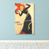 ジェーン・アヴリル1 キャンバスプリント (インサイチュ (ウッドフロア))